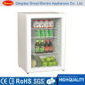 transparent showcase mini bar refrigerator small size